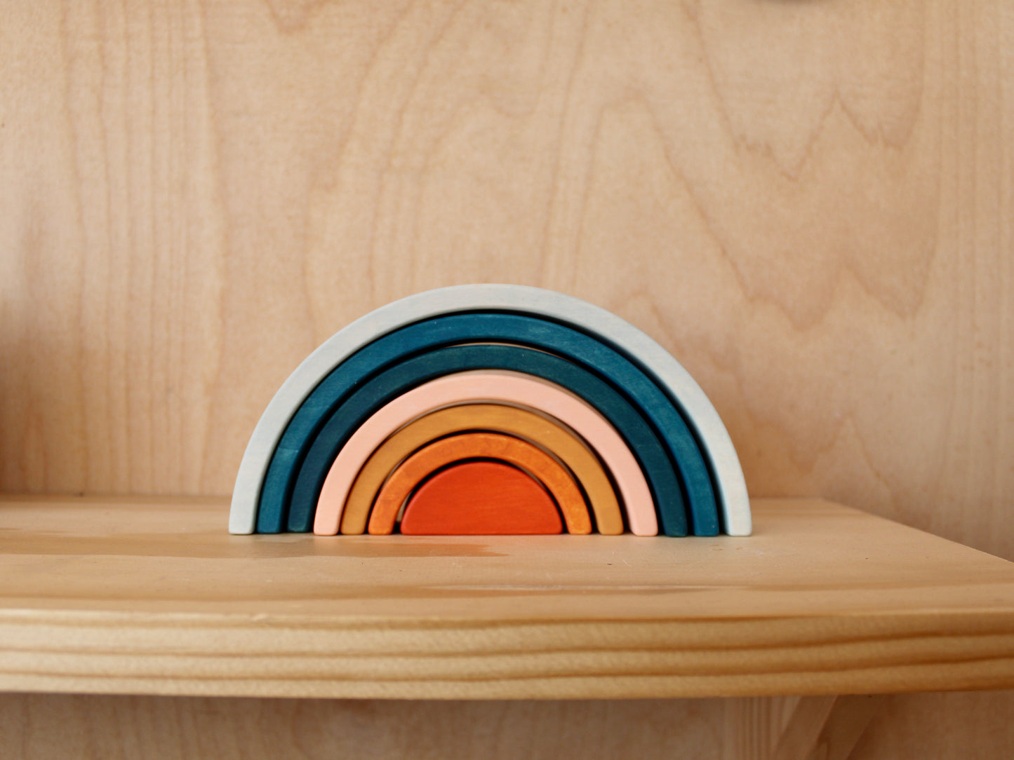 Wooden Stacking Rainbow