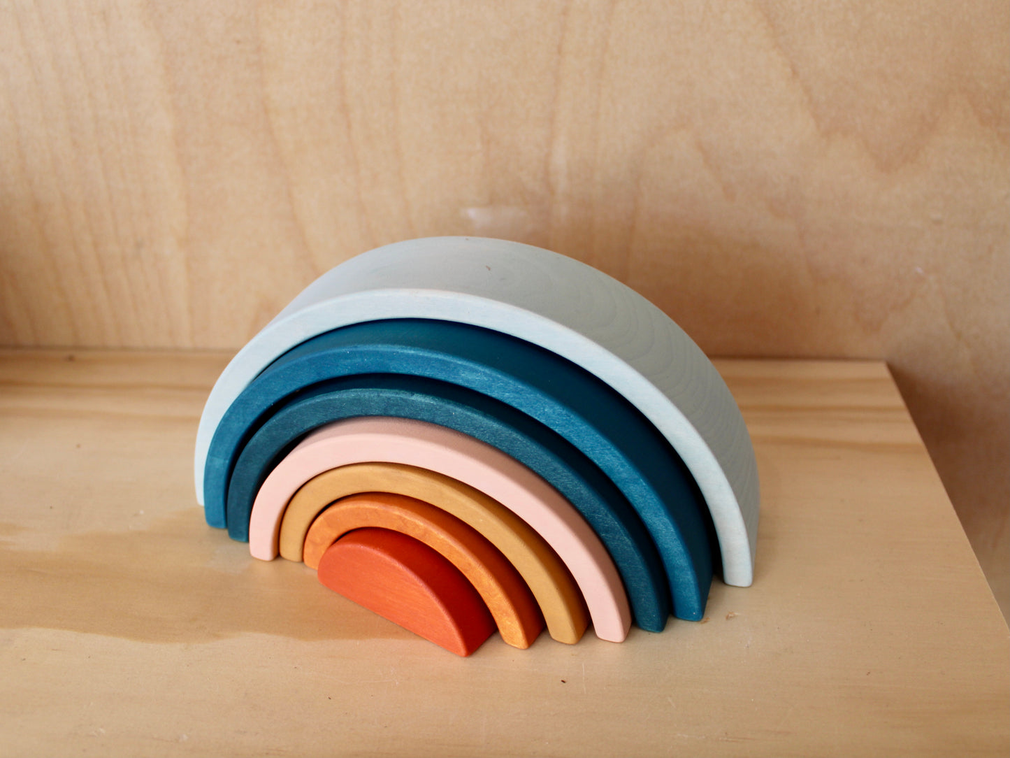 Wooden Stacking Rainbow