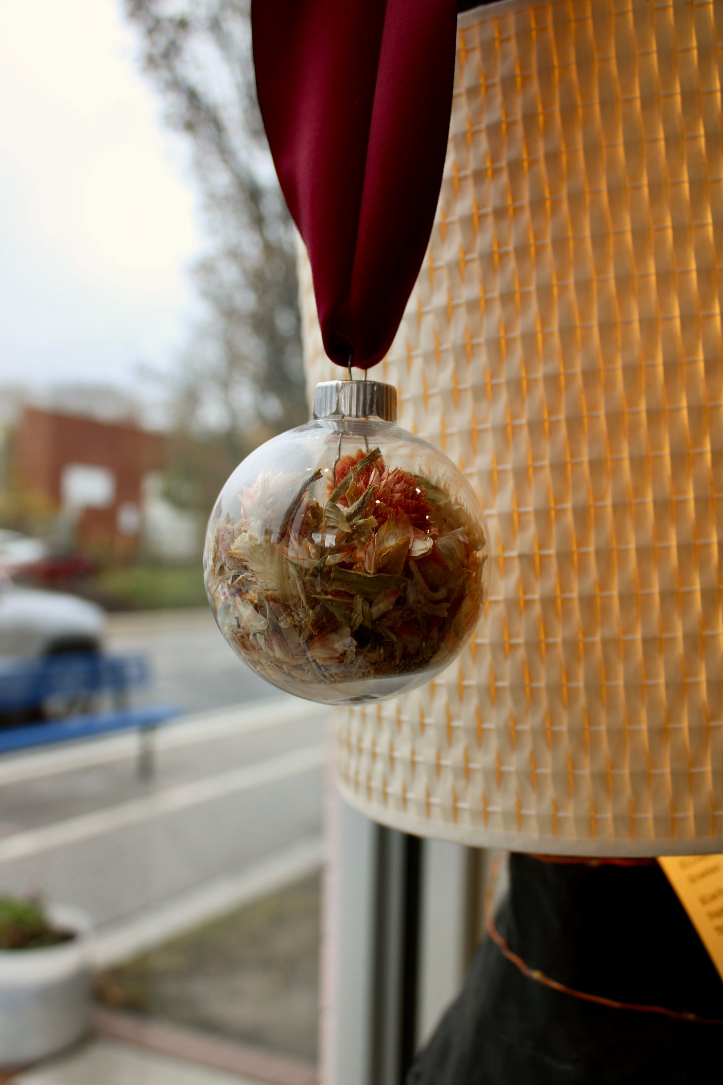 Dried flower ornaments