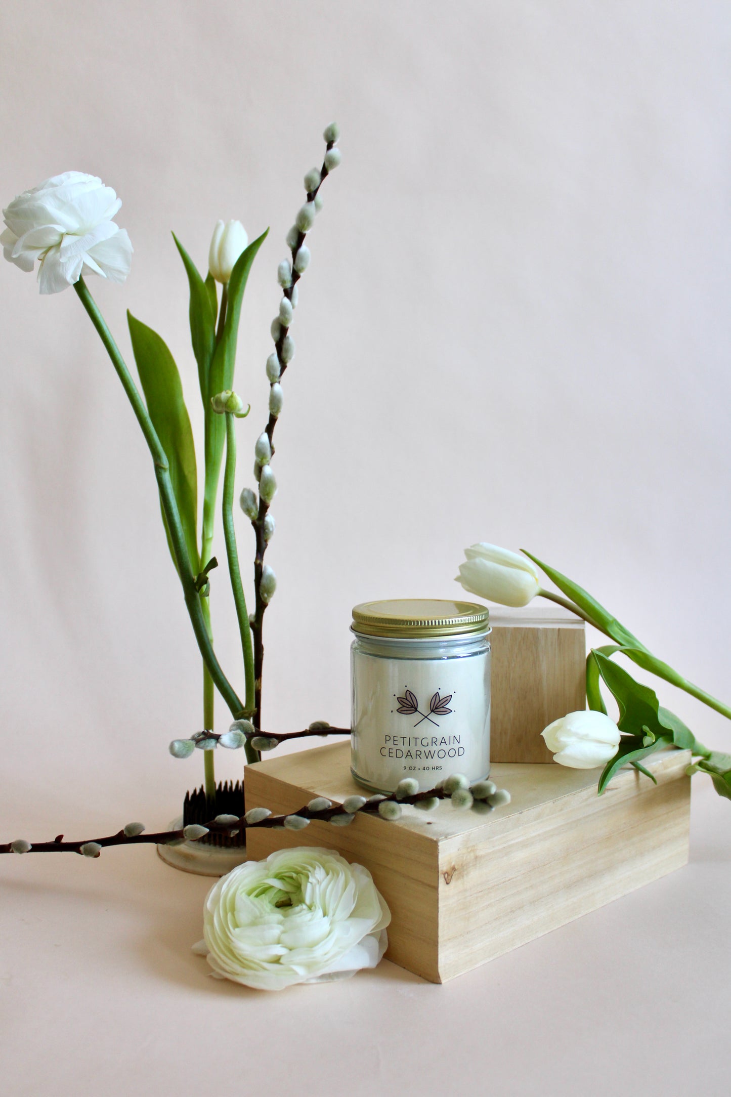 Petitgrain Cedarwood Soy Wax Candle