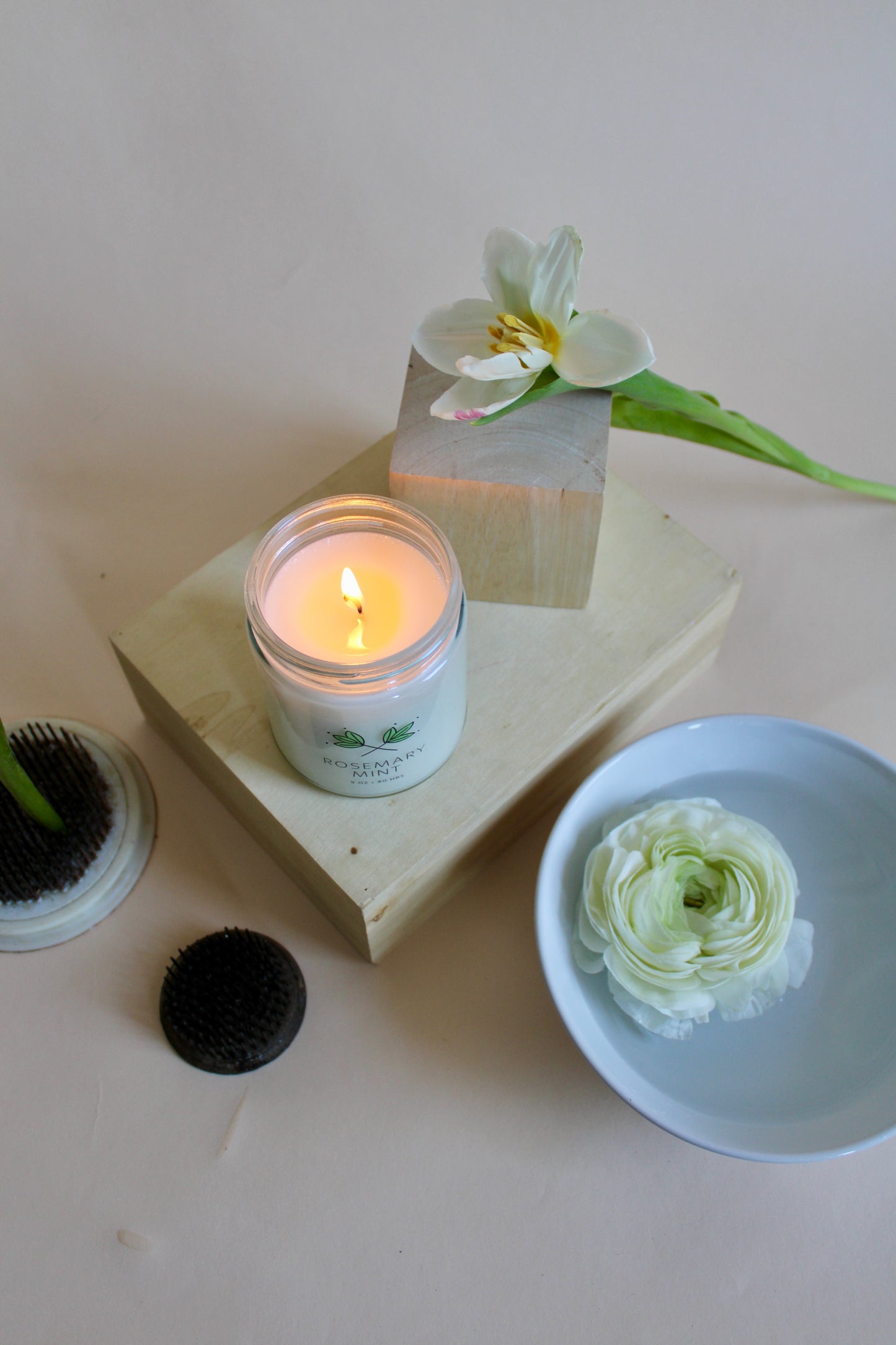 Rosemary Mint Soy Wax Candle