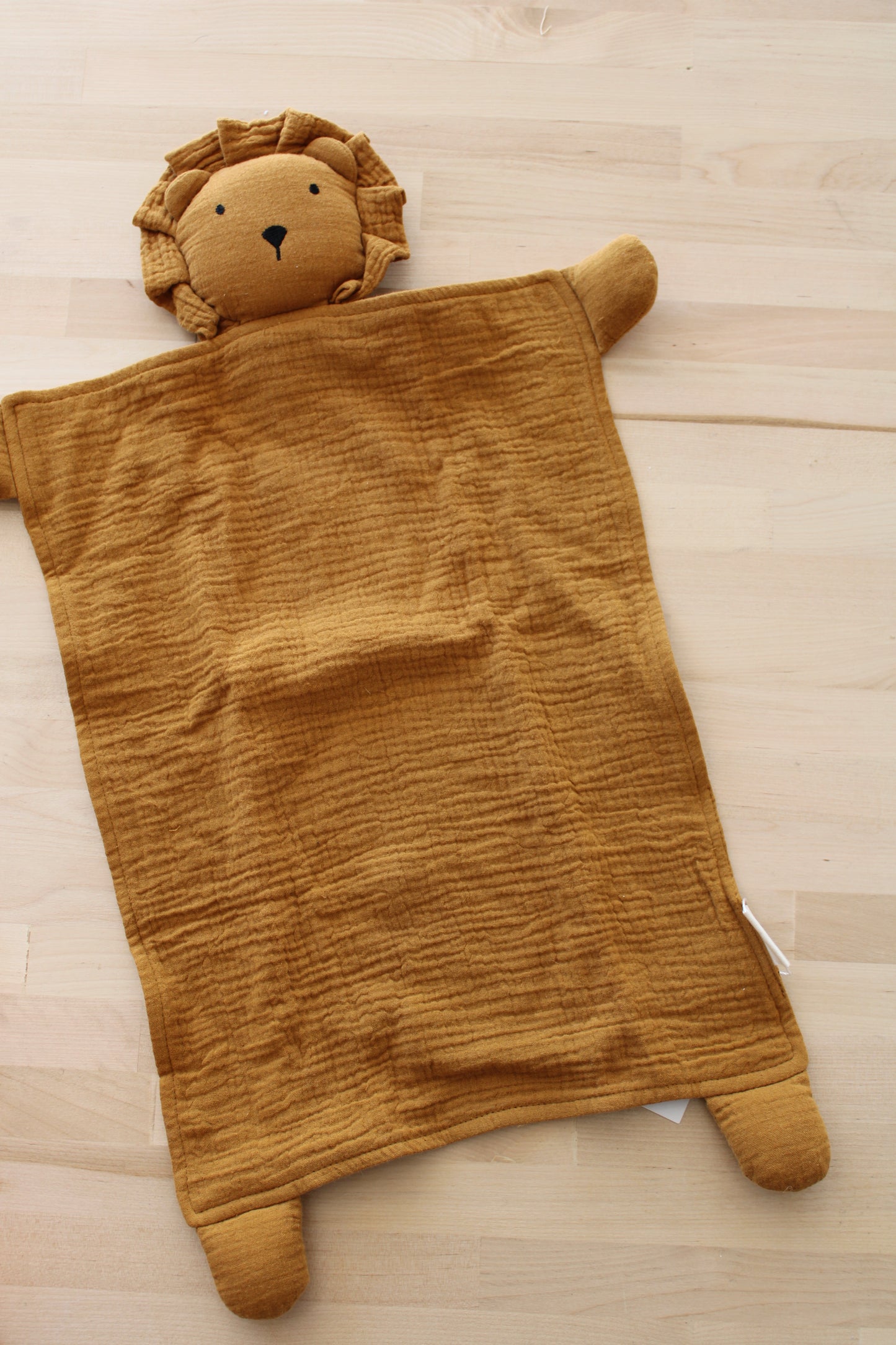 Lion Lovey Blanket Organic Cotton