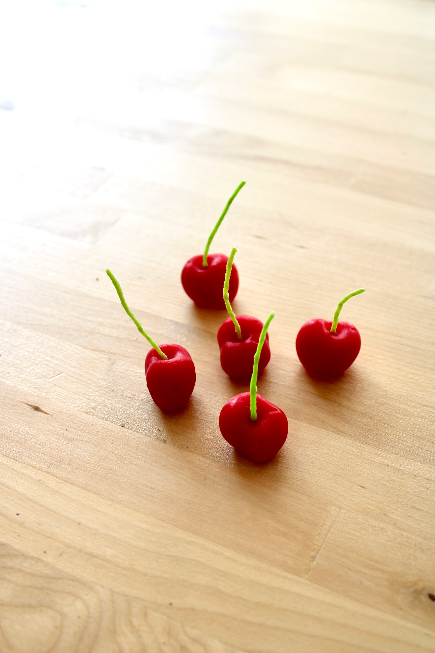 Cherry Birthday Candles - 5 pack