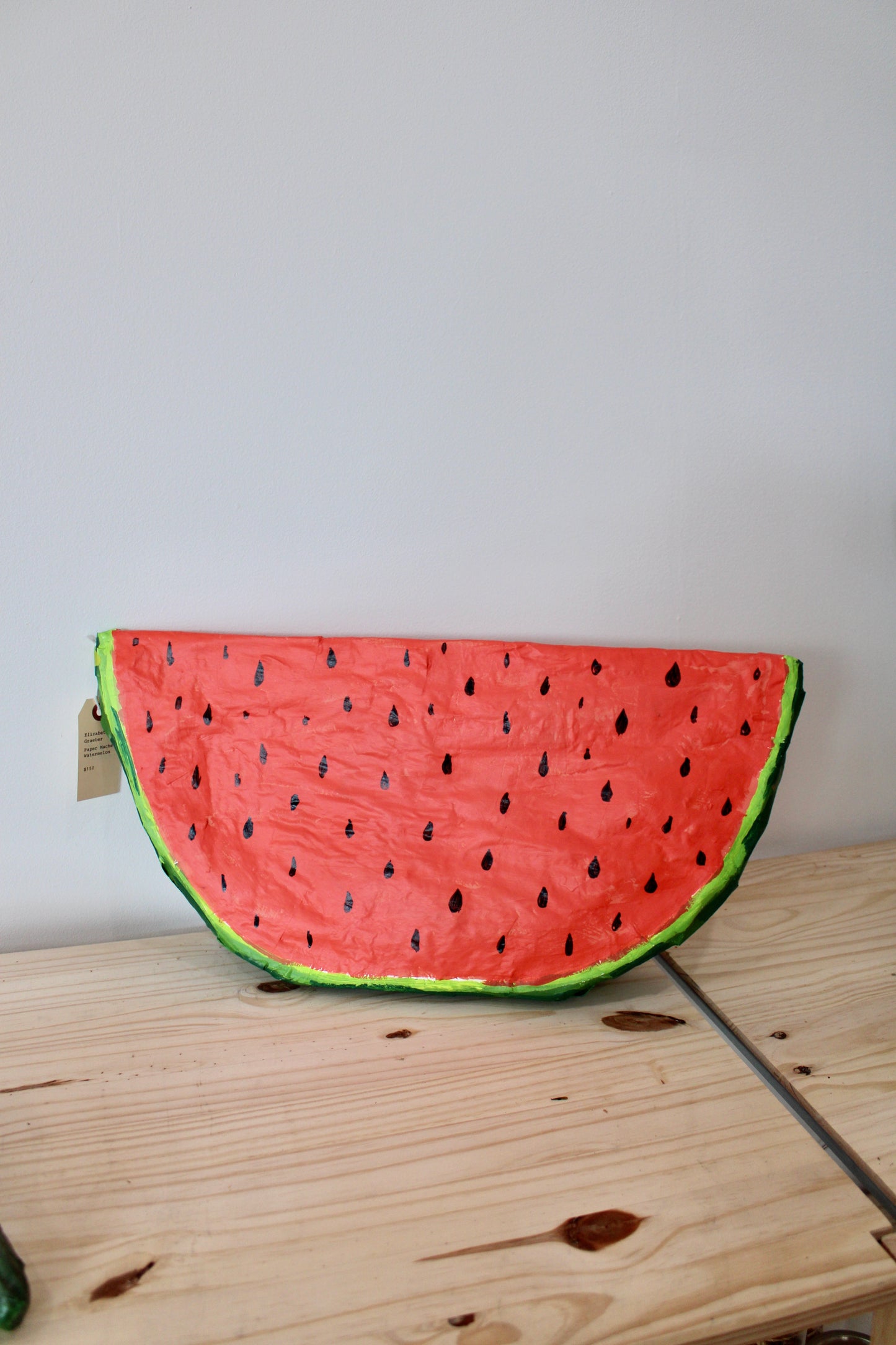 Watermelon Paper Mache Sculpture