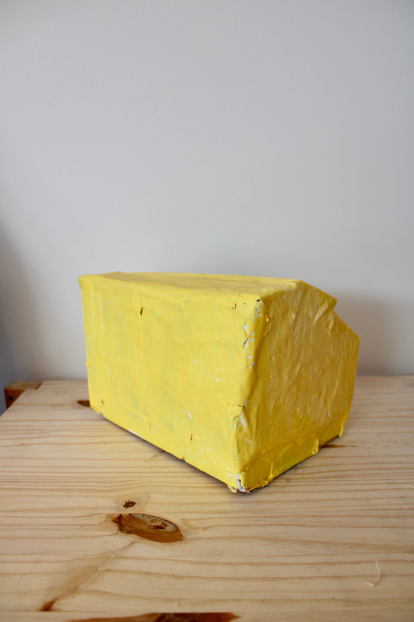 Baltimore Salt Box Paper Mache Sculpture