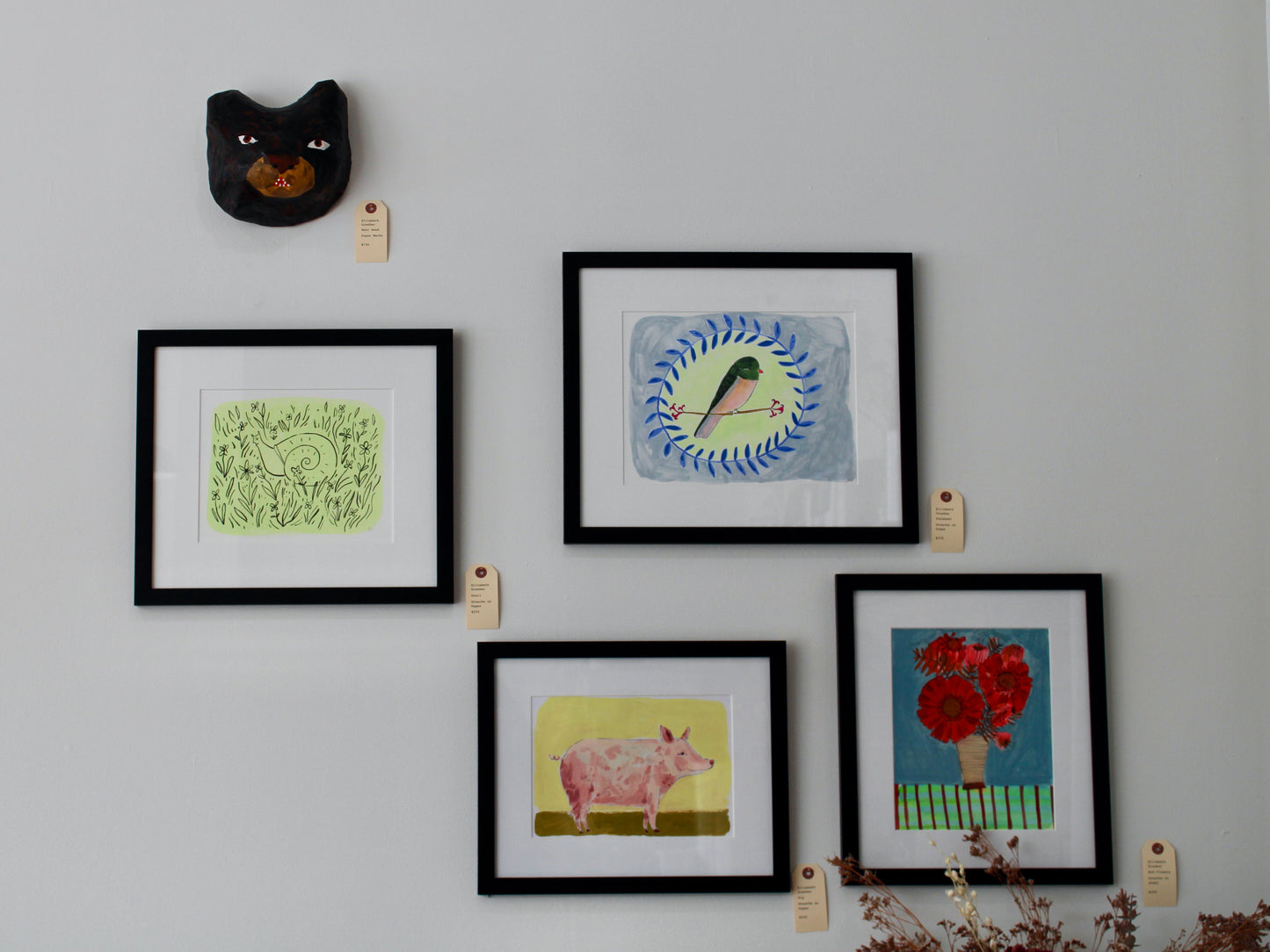 Elizabeth Graeber Original Animal Paintings