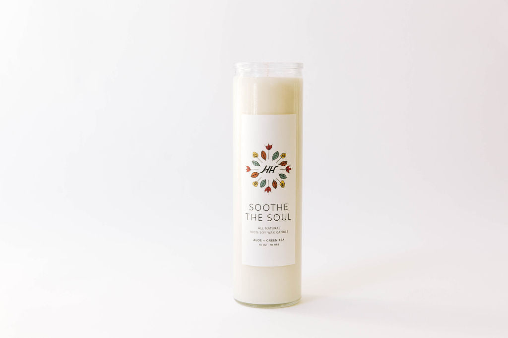 Soothe the Soul Soy Candle - 16 oz Prayer Candle