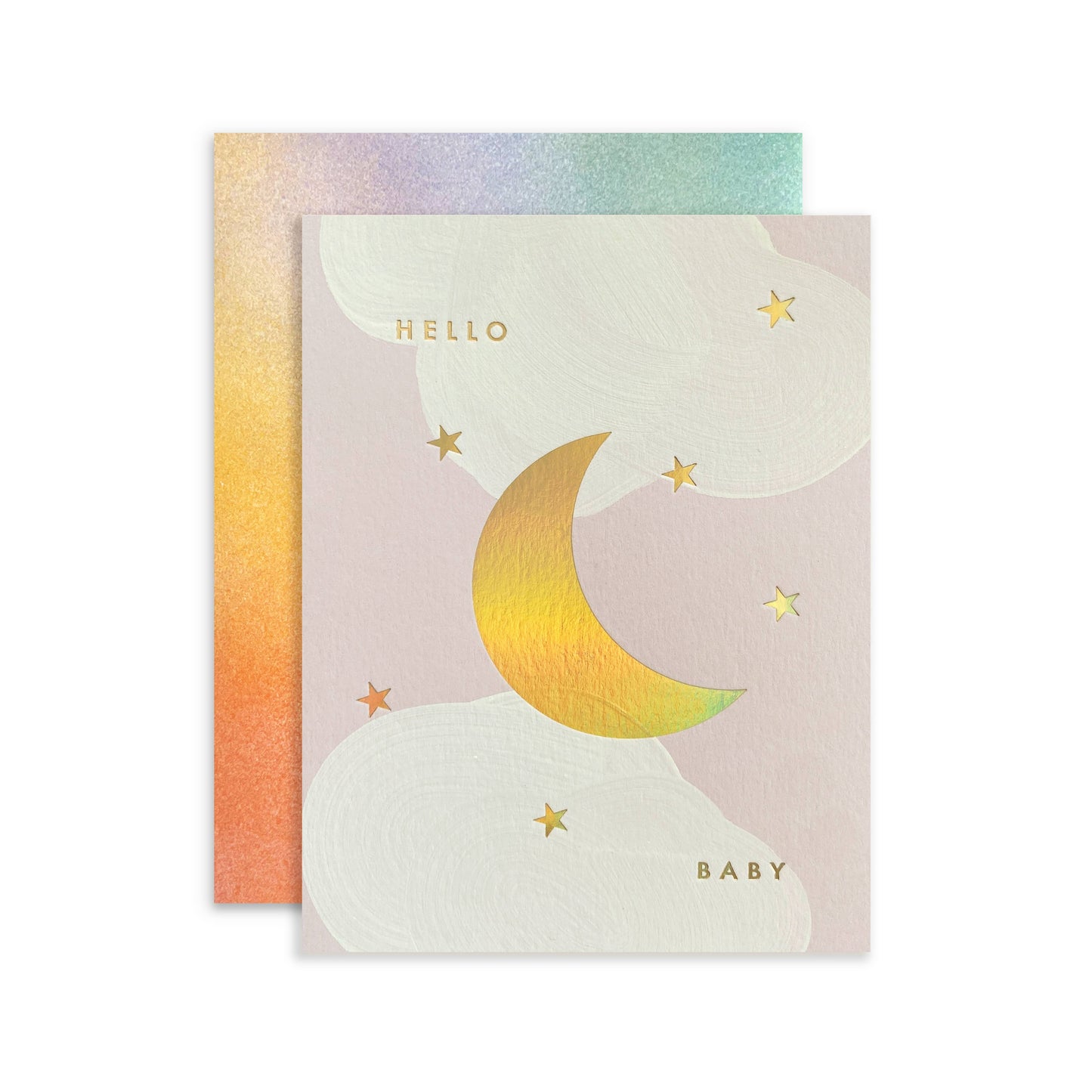 Moon Baby Greeting Card
