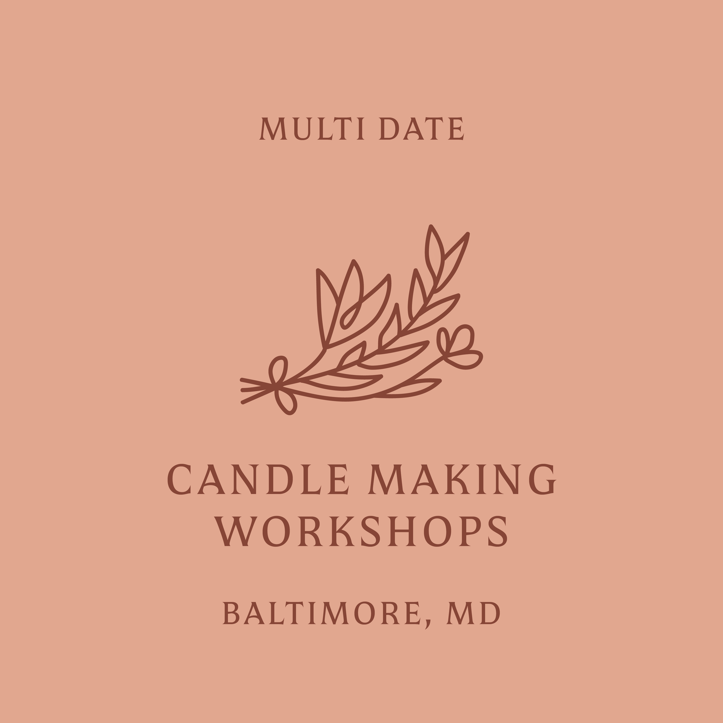Candle Making Workshops