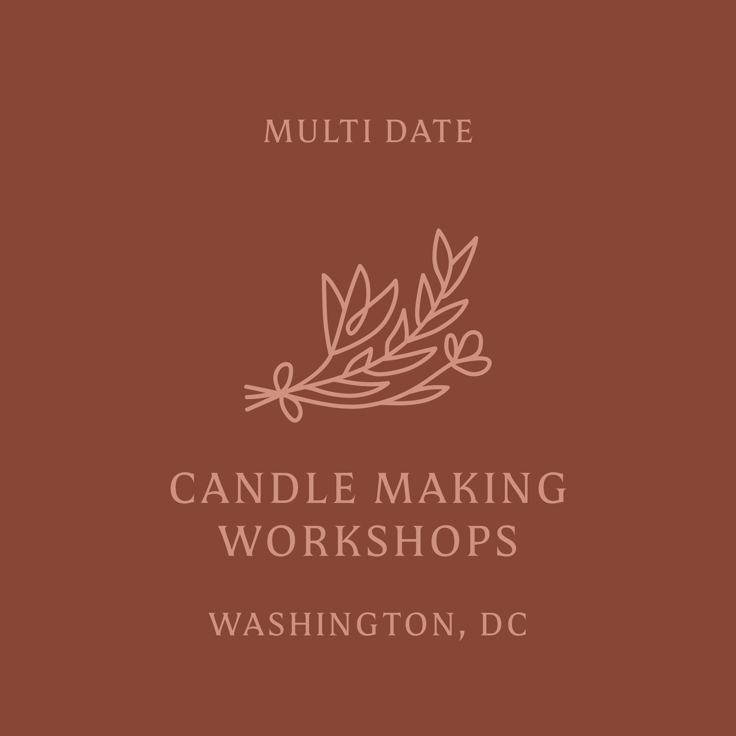 Candle Making Workshops