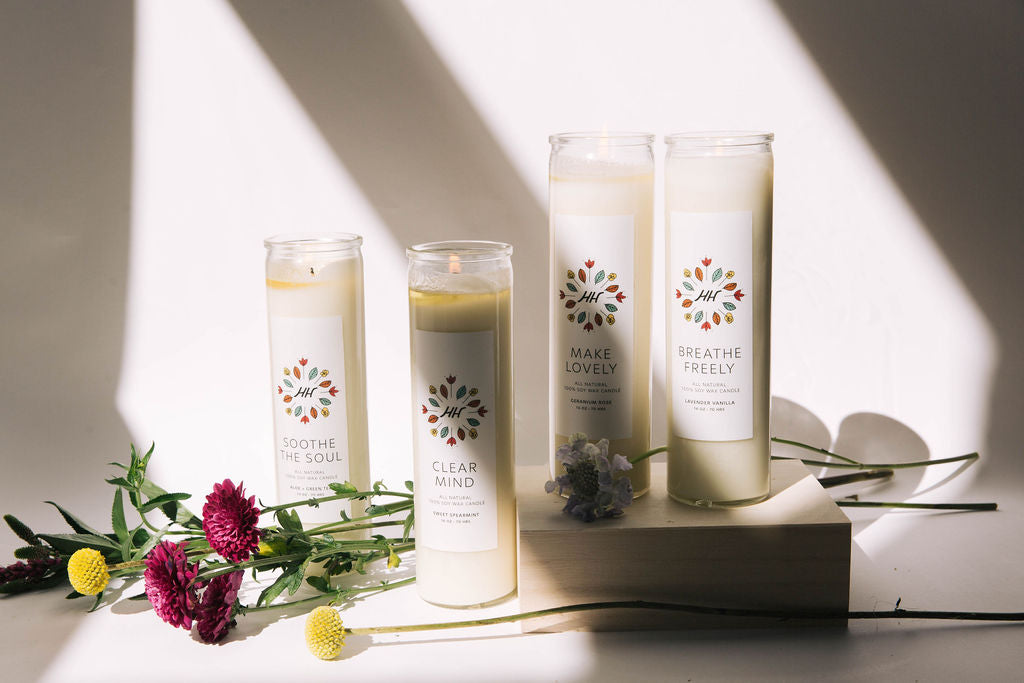 Breathe Freely Soy Candle - 16 oz Prayer Candle