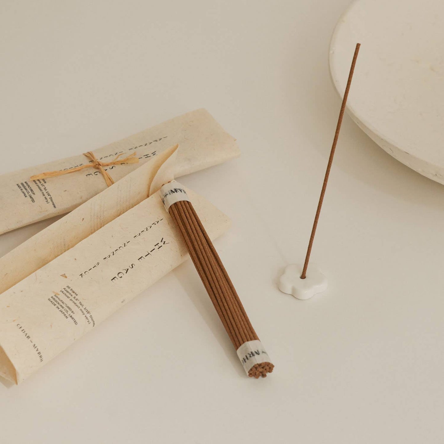 White Sage Japanese Incense Set