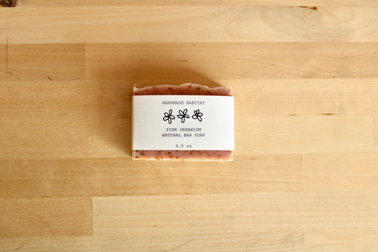 Geranium Rose Bar Soap