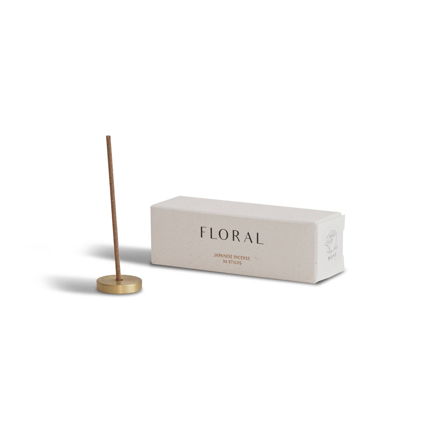 Rose Japanese Incense Set