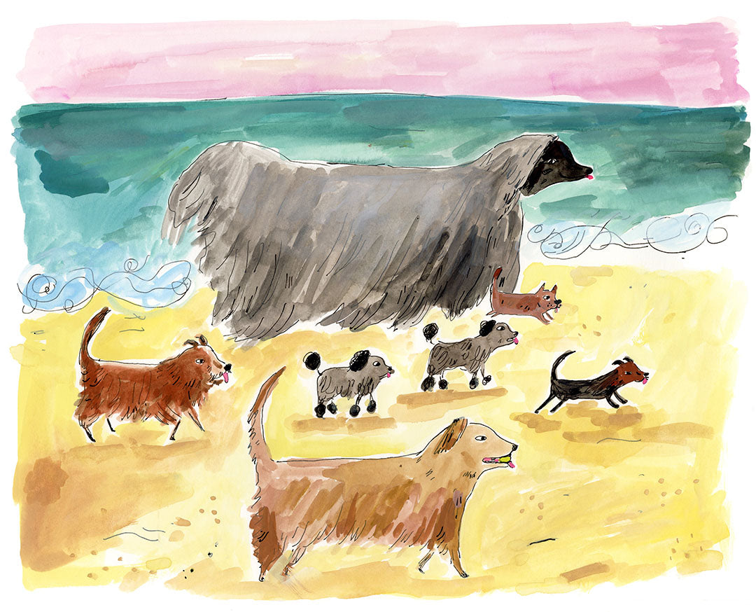 Dog Art Prints by Elizabeth Graeber