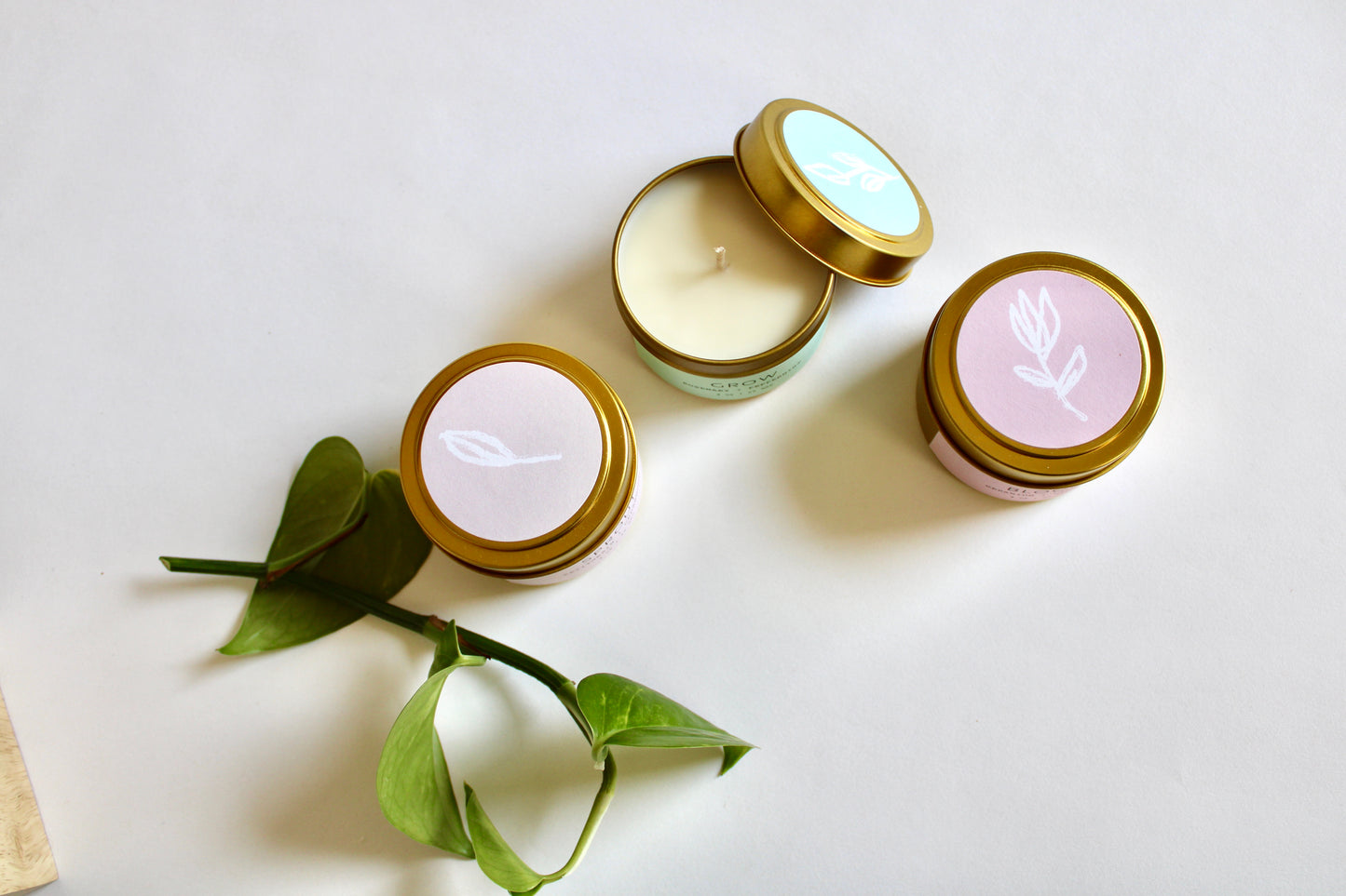 Garden Candle Tins