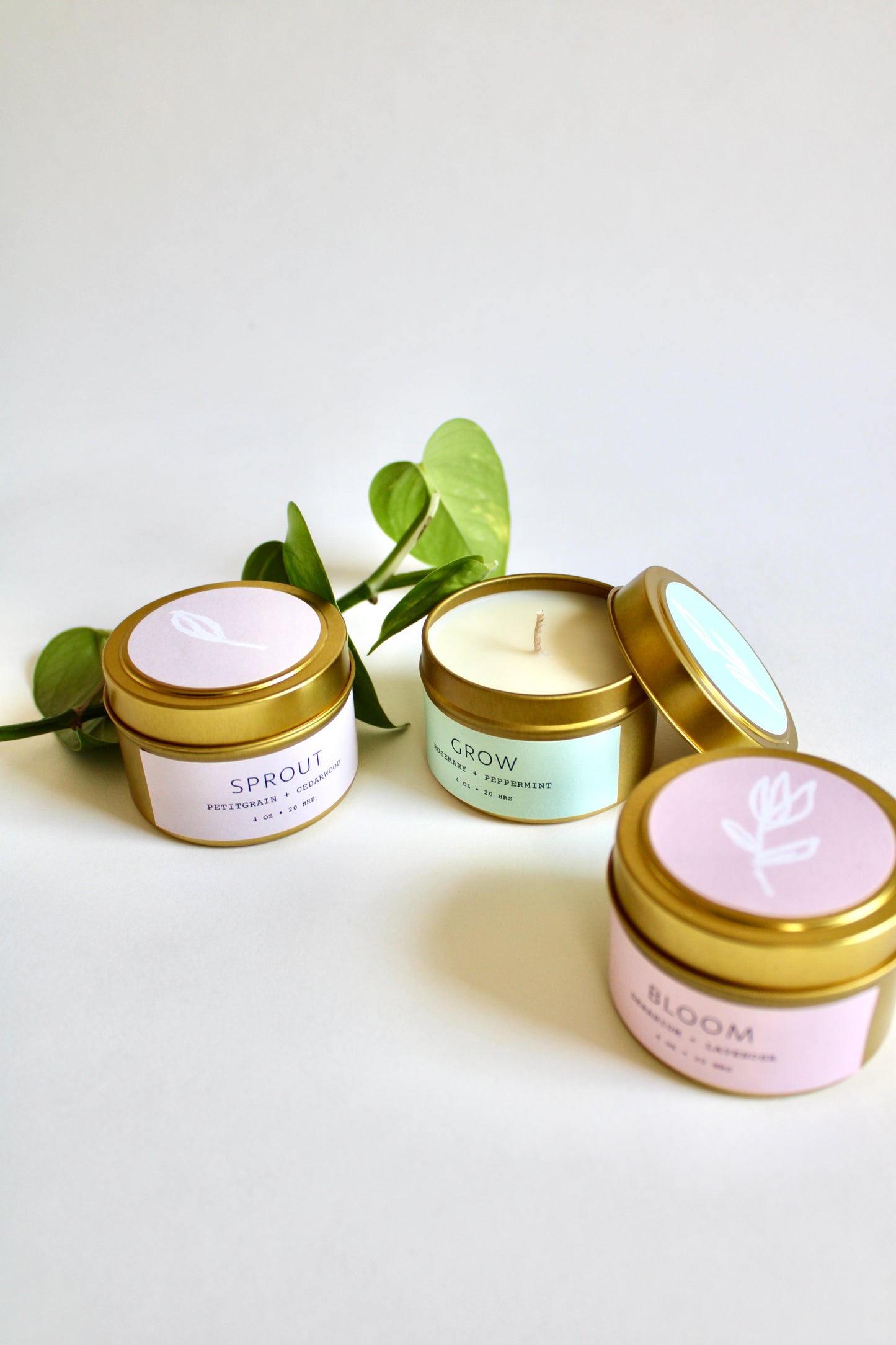 Garden Candle Tins