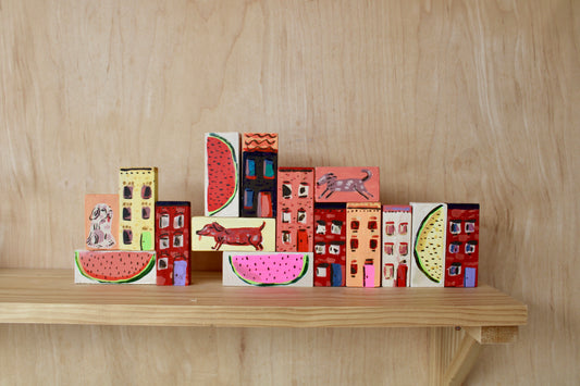 Elizabeth Graeber Painted Wood Blocks