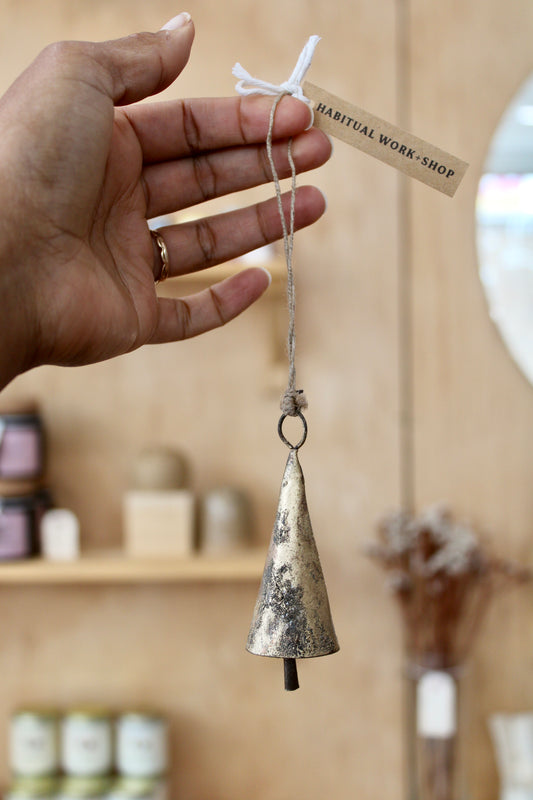 Pointed Bell Brass Ornament