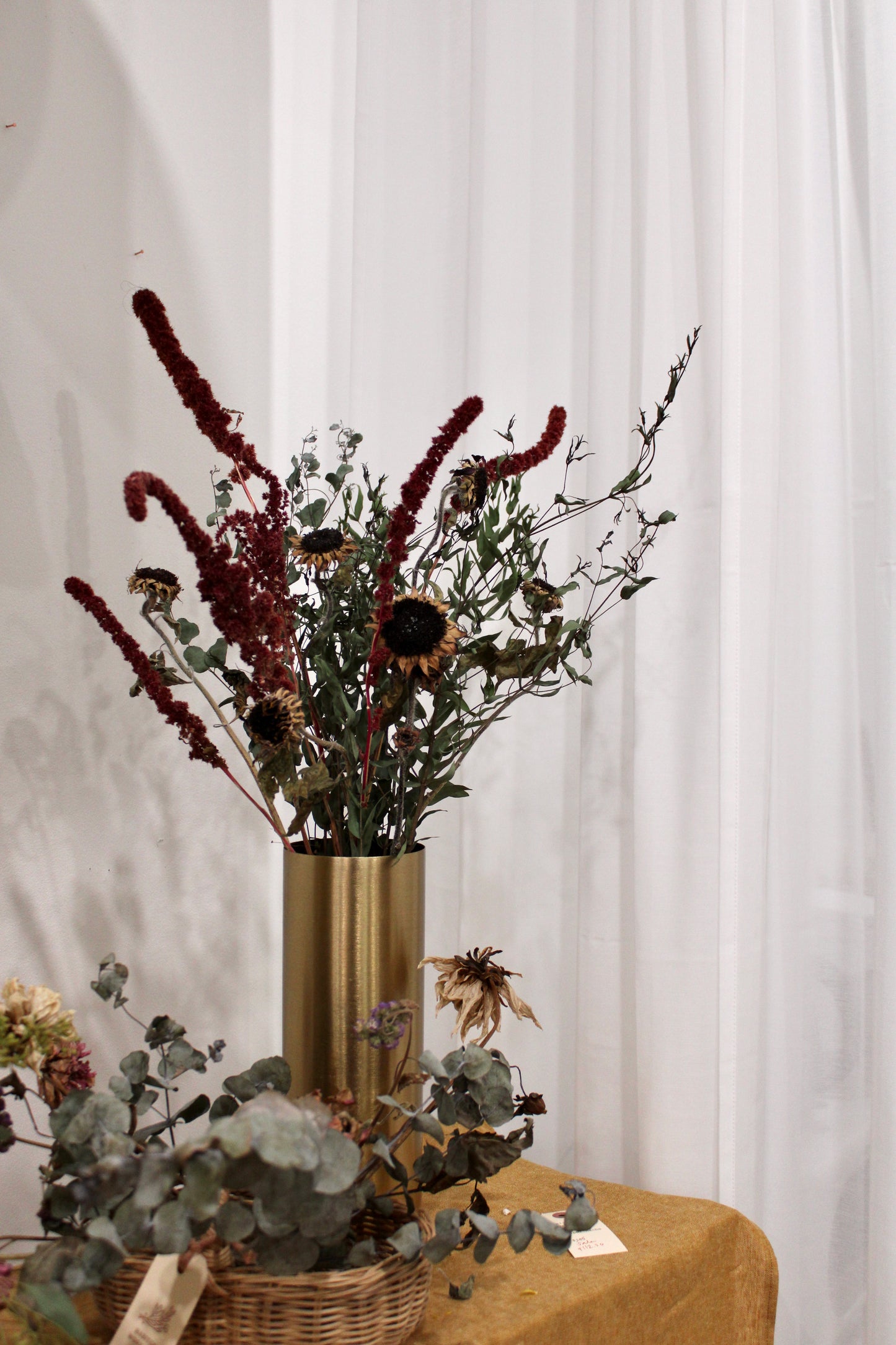 Tall Girl Fall Dried Flower Arrangement