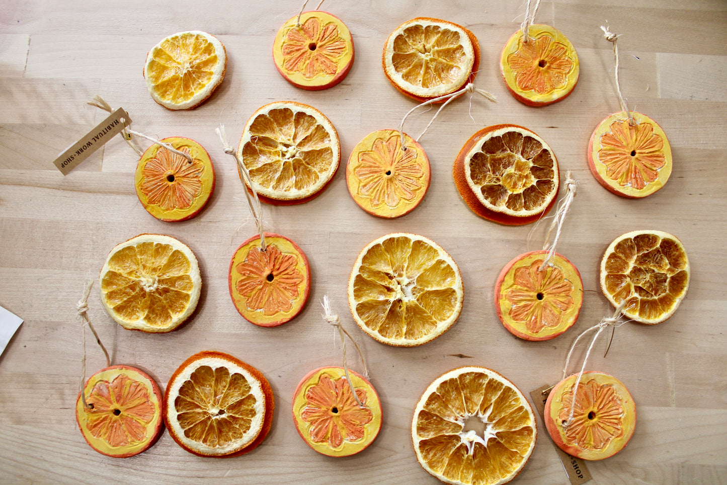 Ceramic Orange Ornament