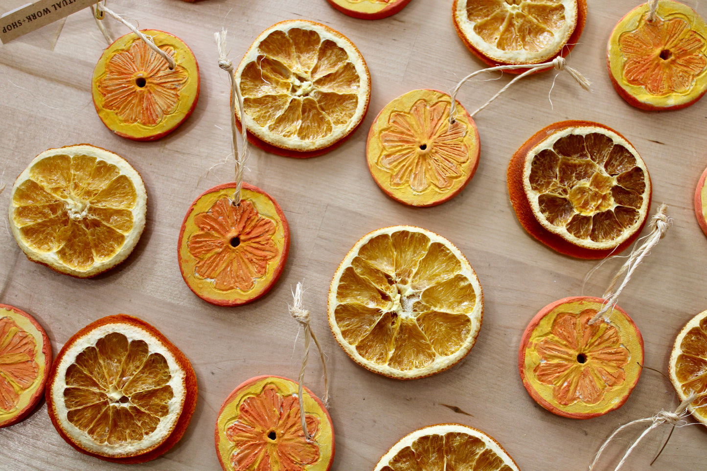 Ceramic Orange Ornament