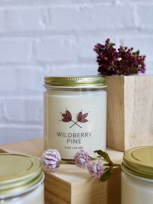 Wildberry Pine Soy Wax Candle - 9 oz Jar