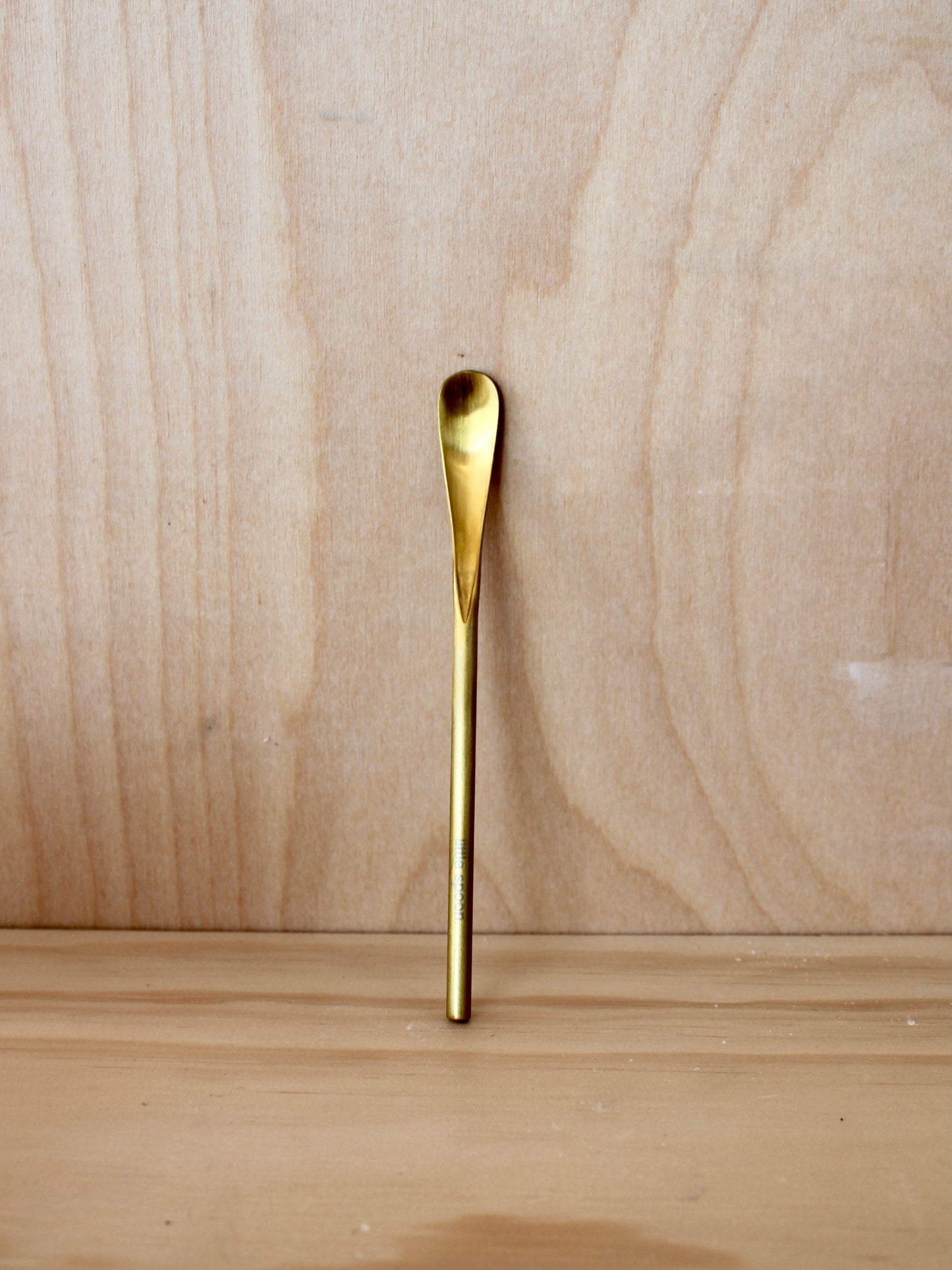 Tiny Gold Mixing Spoon