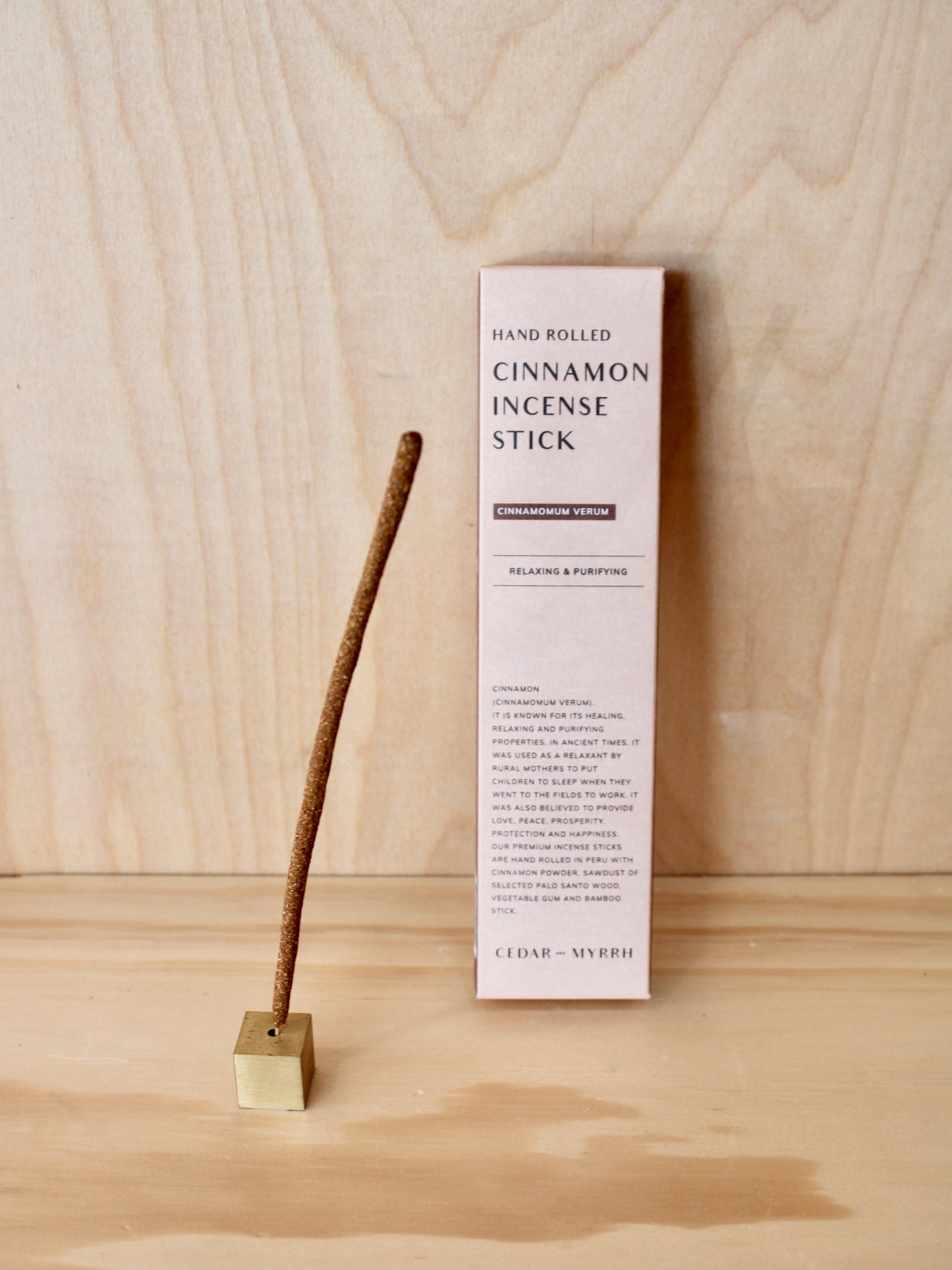 Cinnamon Hand Rolled Incense Stick