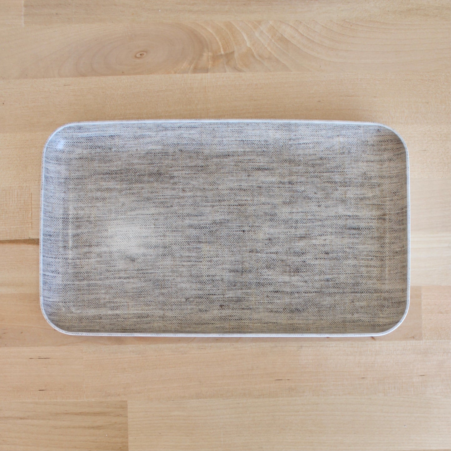 Small Natural Linen Coated Tray