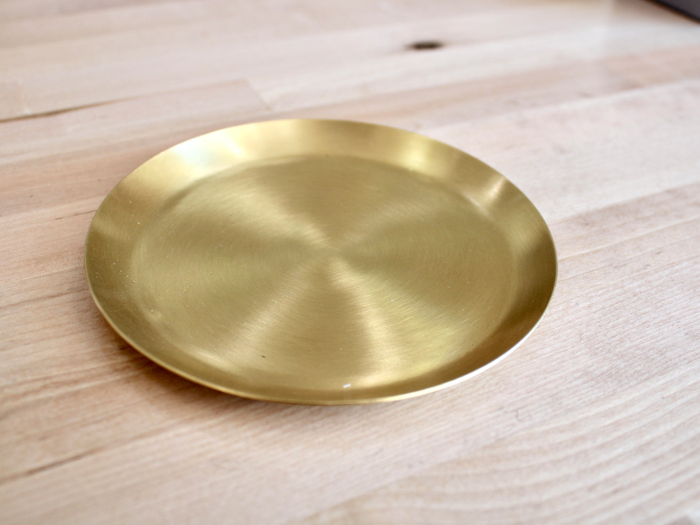 Brass Small Round Plate