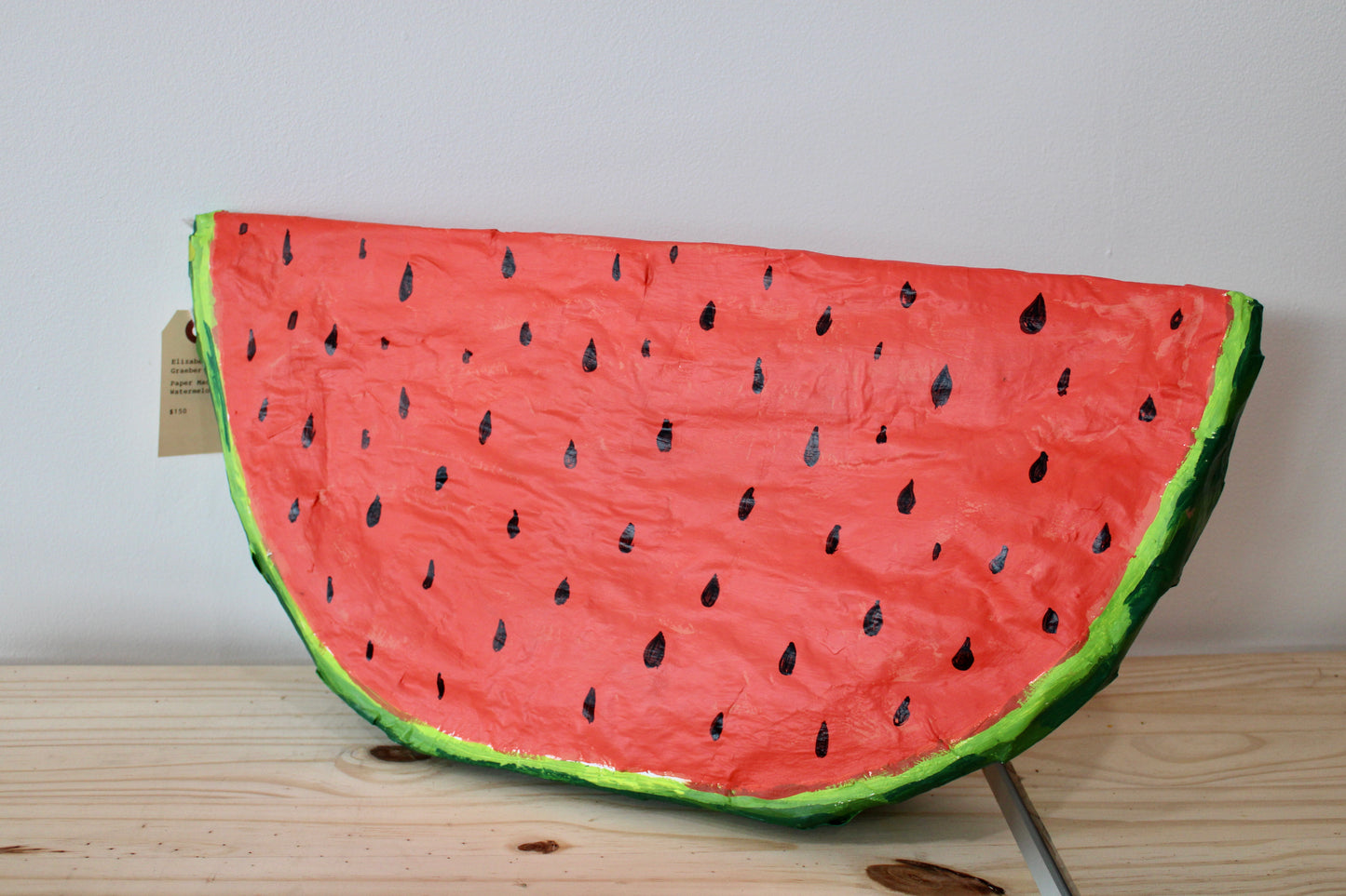 Watermelon Paper Mache Sculpture