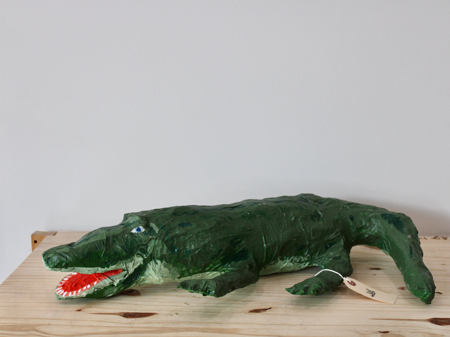 Alligator Paper Mache Sculpture