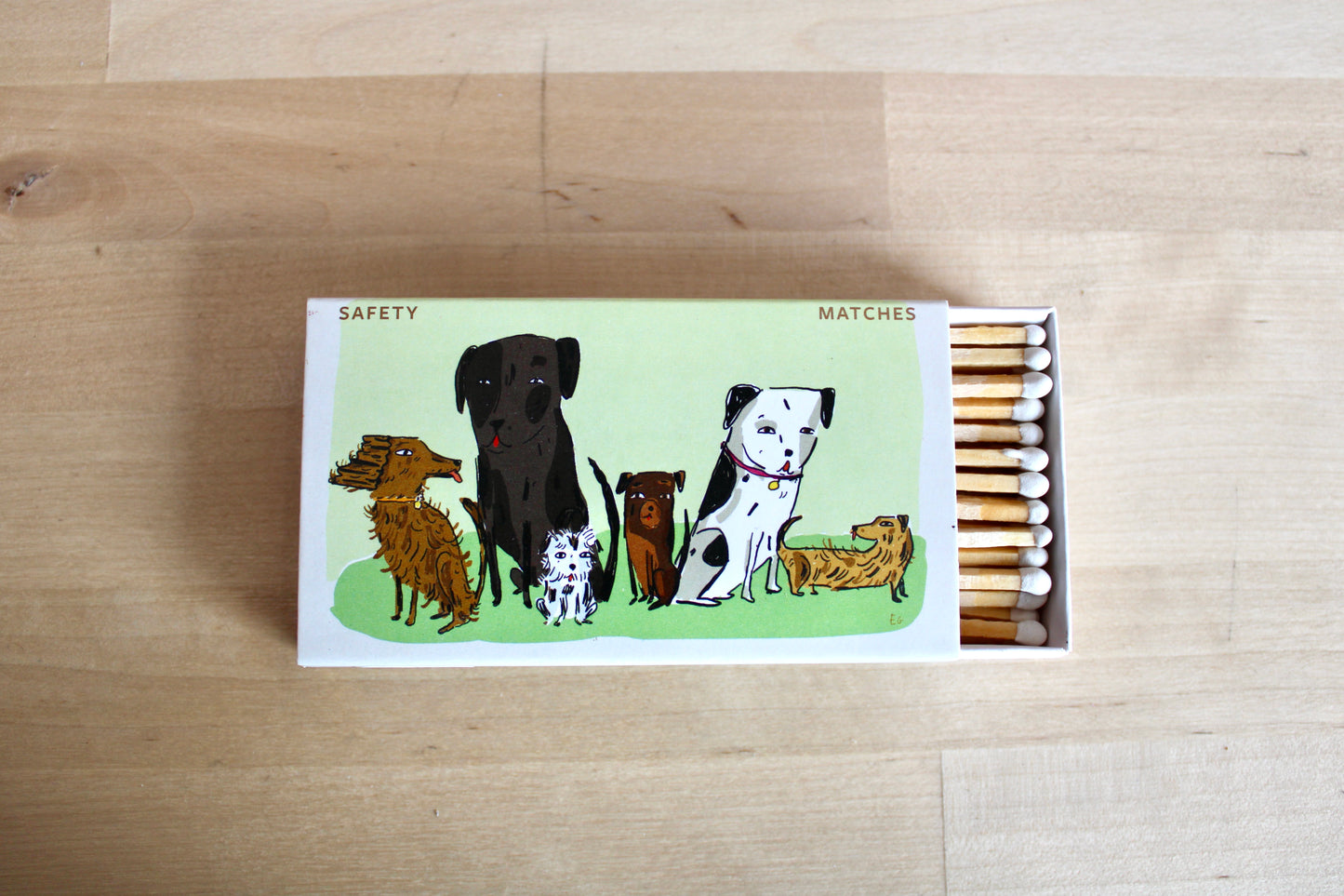 Large Illustrated Dog Safety Matches
