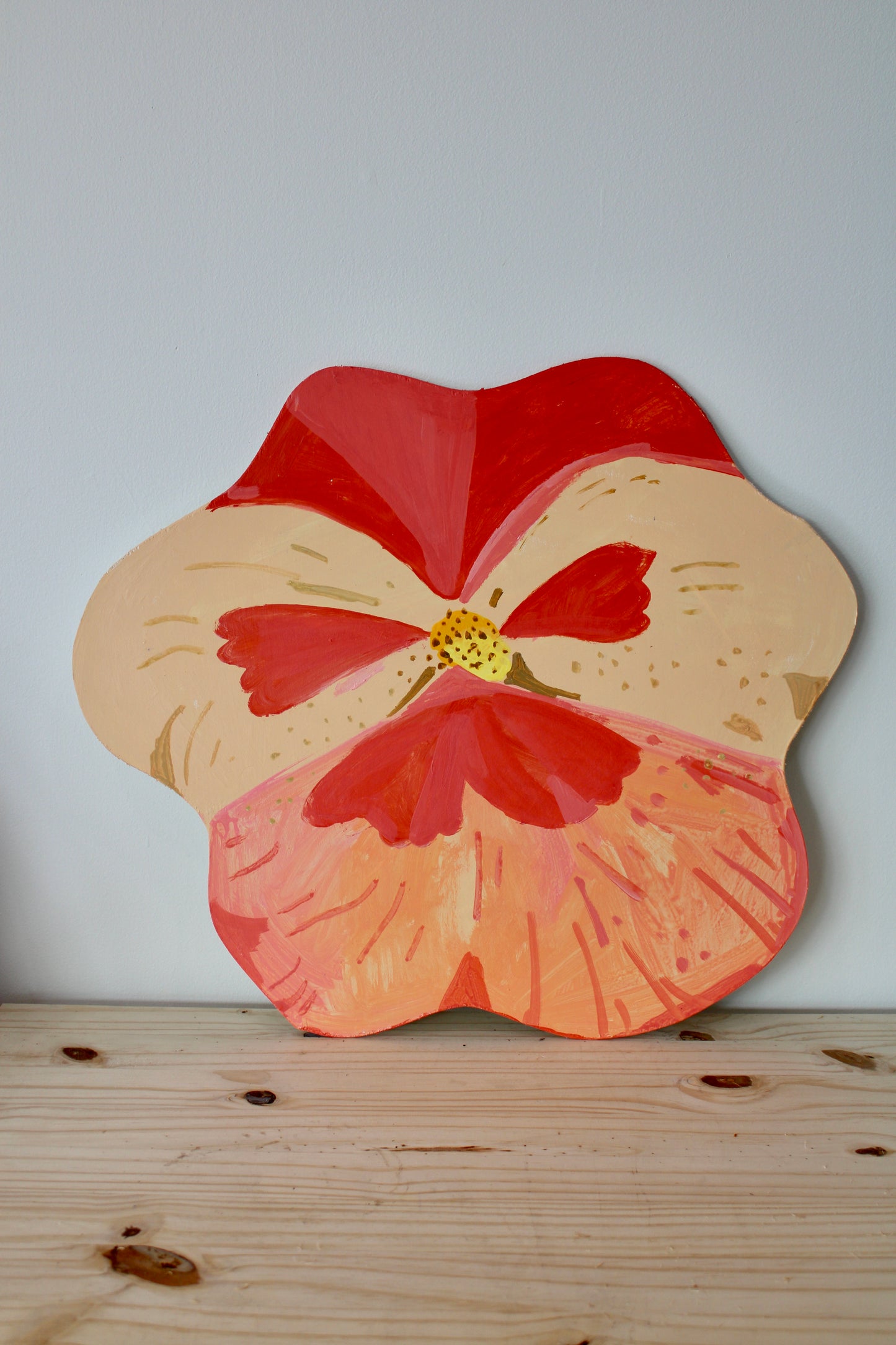 Elizabeth Graeber Original Pansy Paintings