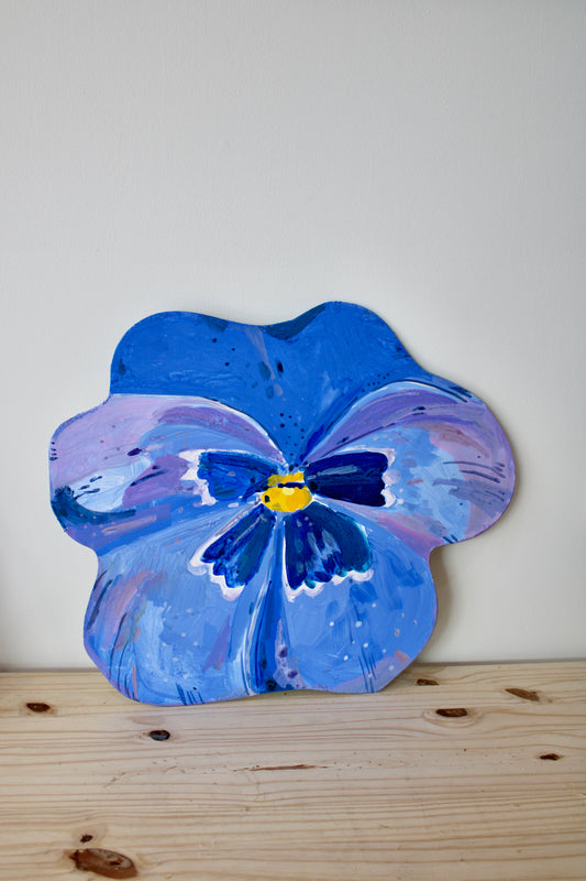 Elizabeth Graeber Original Pansy Paintings