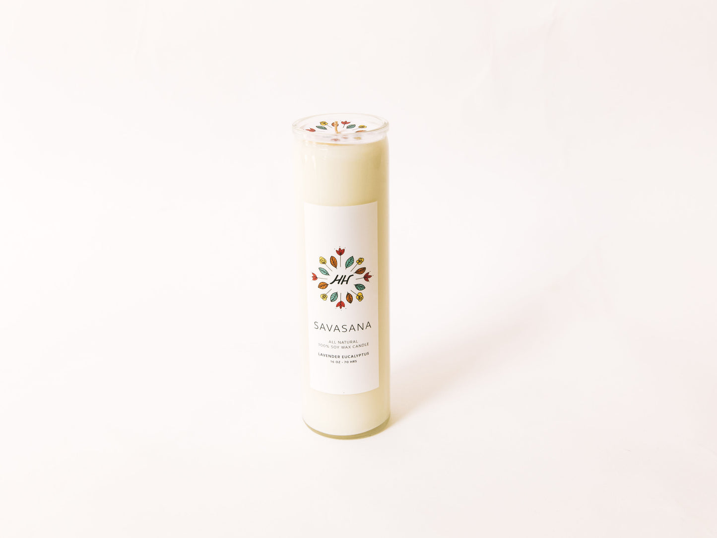 Savasana Soy Candle - 16 oz Prayer Candle