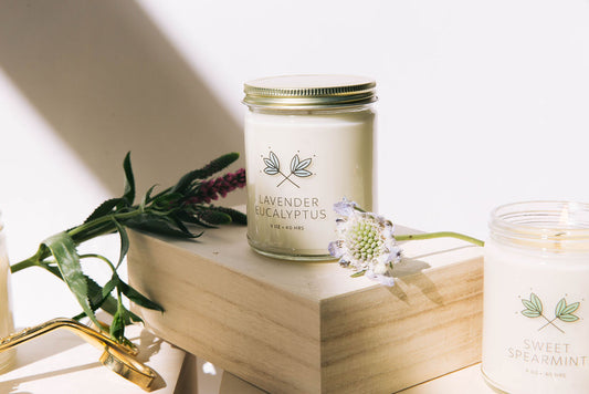 Lavender Eucalyptus Soy Wax Candle