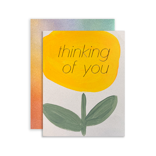 Flower Thinking of You Greeting Card
