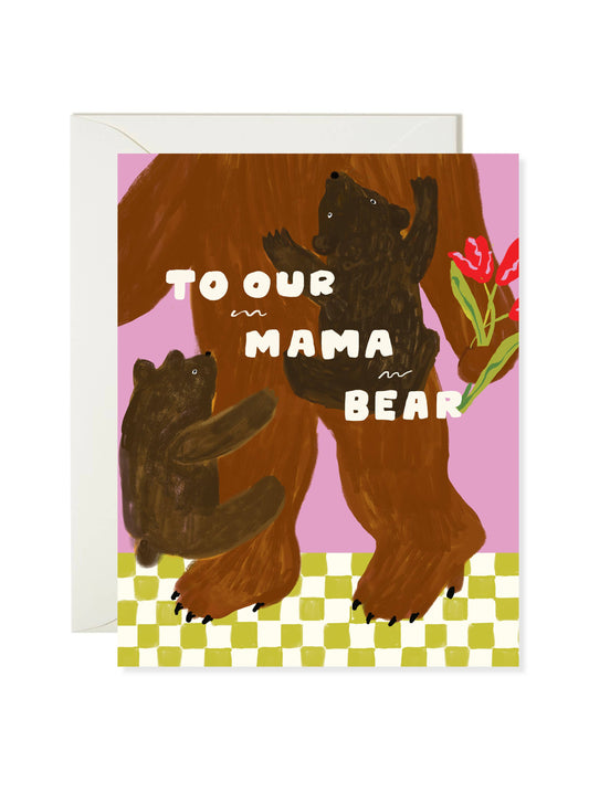 Mama Bear Greeting Card