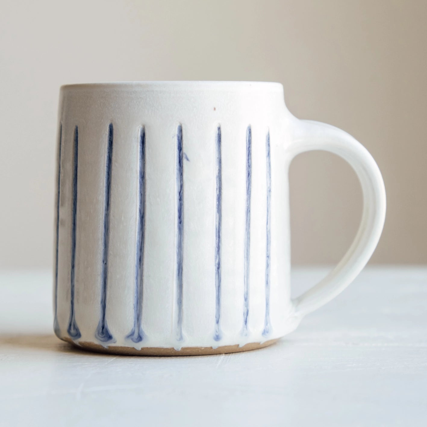 Fluted mug