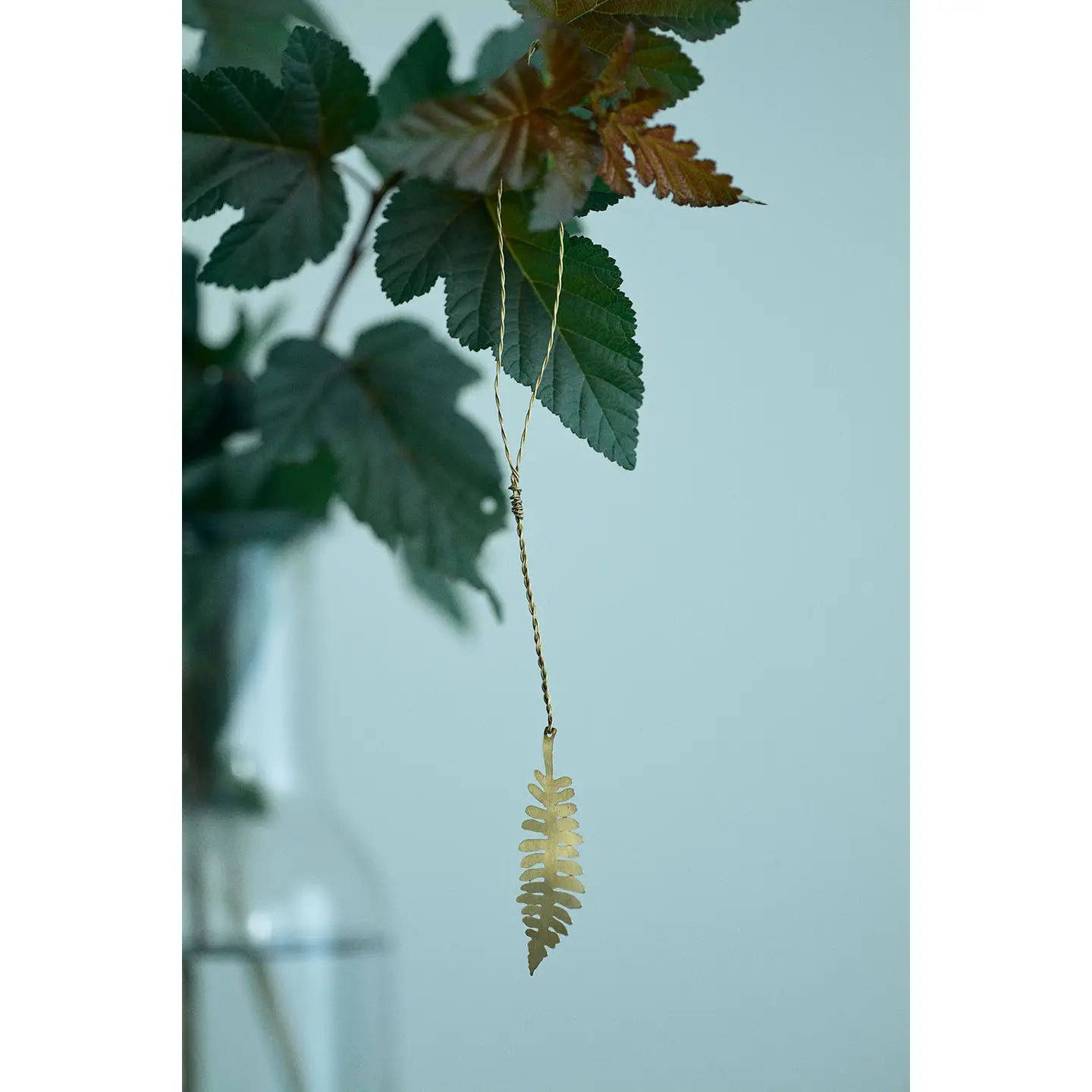 Leaf Brass Ornament