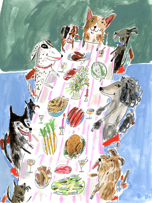 Dog Art Prints by Elizabeth Graeber