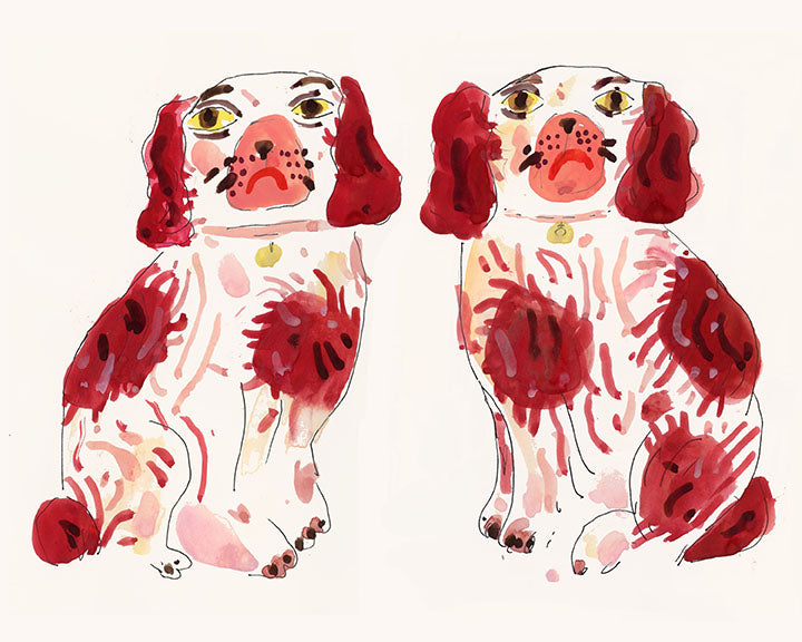Dog Art Prints by Elizabeth Graeber