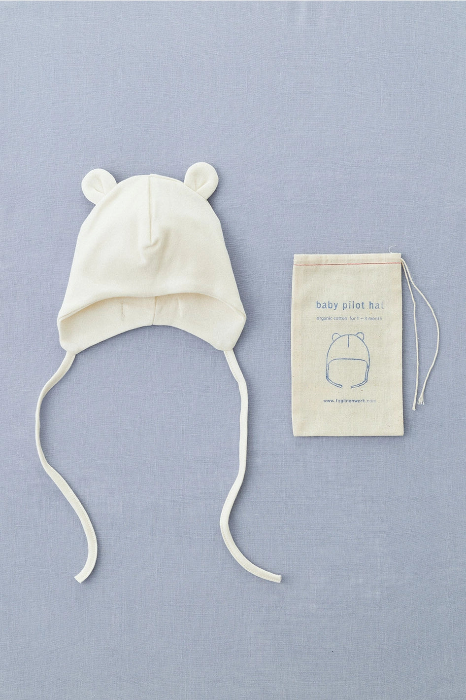 Organic Cotton Baby Pilot Hat